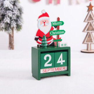 Christmas gift calendar scene decoration