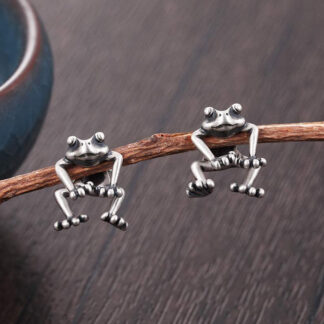 Cute Frog Earrings, Funny Animal Earrings, Stud Earrings, Jewelry Gifts