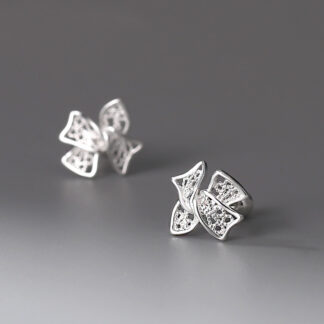 Sweet Fresh Screw Hollow Filament Women's Stud Earrings Ornament