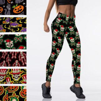Women's Halloween Character Print Leggings
