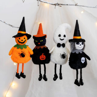 Halloween Pumpkin, White Ghost, Ghost or Black Cat Plush