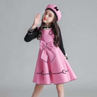 Beautiful Girls Dress, Choose from Pink or Red