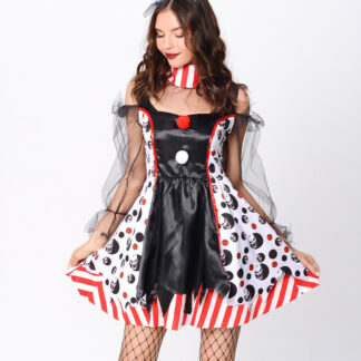 Twisted Clown Adult Halloween Custume