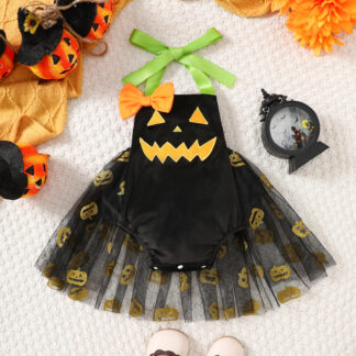 Halloween Pumpkin Baby Body Suit