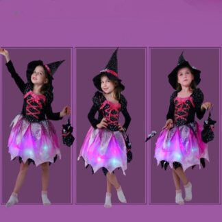Children's Halloween Costume, Halloween Witch Costume, Witch
