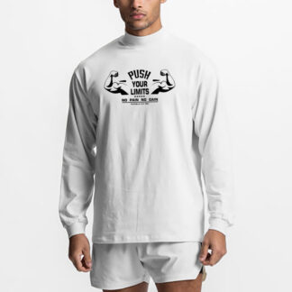 Push your Limits t-shirt, Weight Lifting Shirt, Fitness Tee
