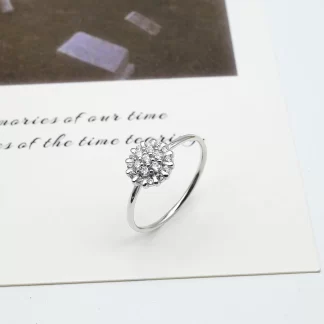 Wholesale Zircon Ring Silver Rings Silver 925 Jewelry Rings Jewelry Women