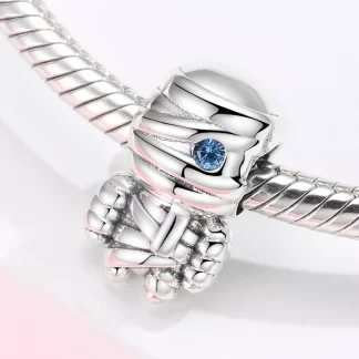 Real 925 sterling silver Egyptian elements series CZ fashion charm beads Designer DIY for women bracelet jewelry making