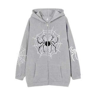 Spider Zipper Sweater Halloween Decoration